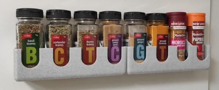 4 and 6 pc Spice Rack (40-42mm Square or Round Bottles)