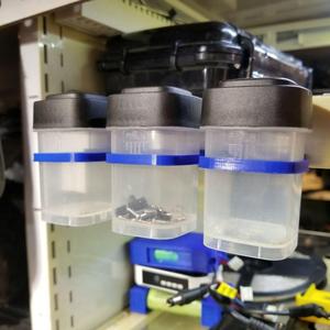 Spice Rack Style Holder For "Pinch" Containers