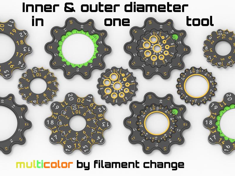 Fillet diameter radius gauge | Workshop coaster