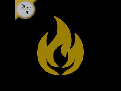 Simple Flame Symbol - 2D Art