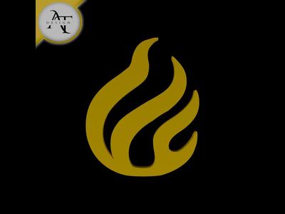 Simple Flame Symbol - 2D Art