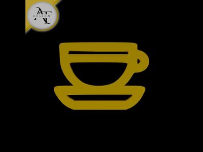 Simple Coffee Cup Symbol - 2D Art