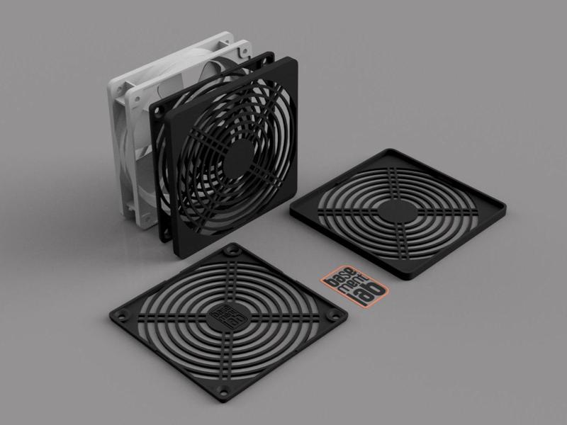 Cooling Fan Cover 120mm with dust filter  