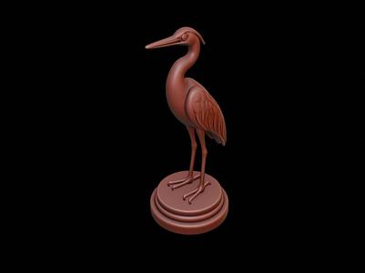 Heron Animal Figure Printable