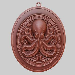 Octopus Animal Pendant Octopus Animal Necklace for CNC Router Laser & 3D Printer