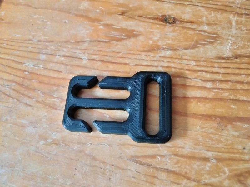Molle clip for sternum strap (or other uses)