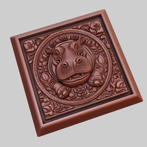Hippopotamus Animal 3D Model for CNC Router Laser & 3D Printer