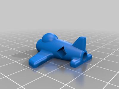 Jet Plane Keyring 