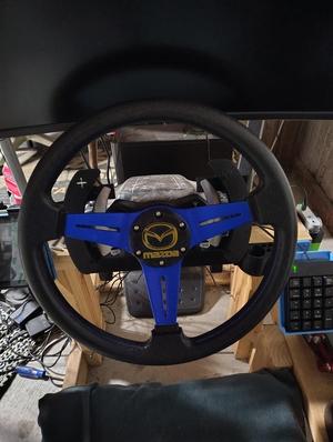 Steering Wheel 70mm Center Cap Mazda