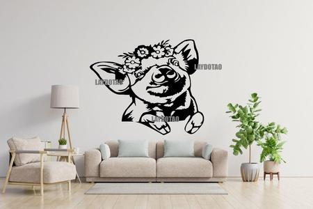 PIG PIG PIG WALL DECORATION ANIMAL DECO FARMHOUSE