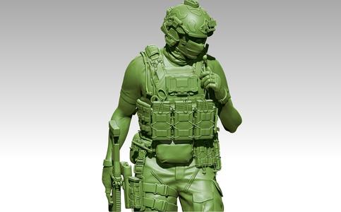 1/35 special forces soldier radio message