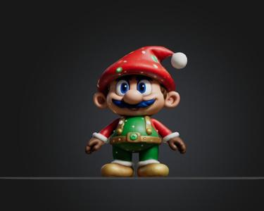 Mario Santa Claus