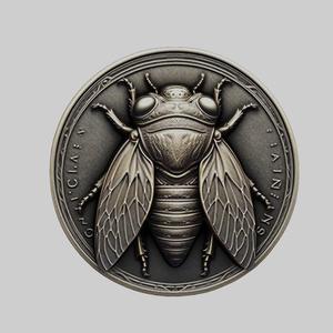 Cicada Animal Head Cicada Animal Medallion for CNC Router Laser & 3D Printer