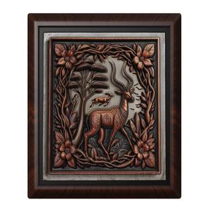 Impala animal wall art relief wall decor