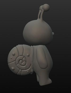 CRITTER KNOCK OFF SNAIL KEYCHAIN FIGURE