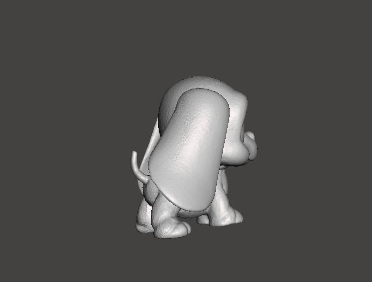 DOG TOY FIGURINE FUNNY ANIMAL MASCOT .STL .OBJ