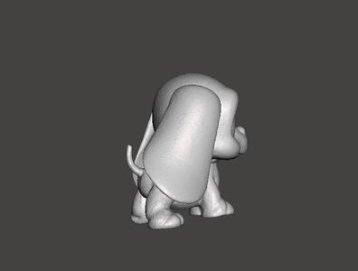 DOG TOY FIGURINE FUNNY ANIMAL MASCOT .STL .OBJ