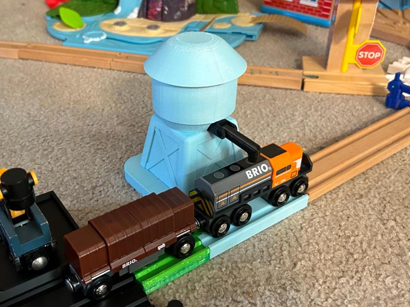 Water Tower  (Brio/Ikea/Wooden Rails)