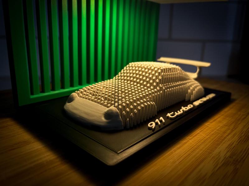 Porsche 911 RWB - Layered Car Art 