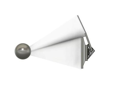 Vesa Laptop Holder - Behind Monitor with or without monitor arms   