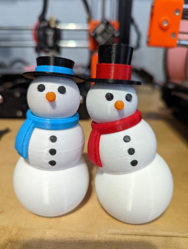 Bonnet for Articulated Snowman Fidget