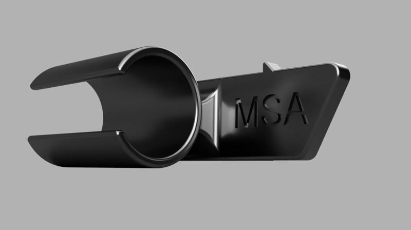 MSA Gallet F1 XF helmet torch clip