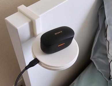 LIBVOJ Charger Holder for IKEA MALM Bed Frame
