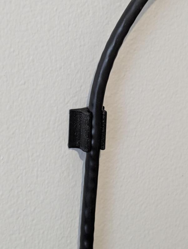 Ethernet cable wall clip