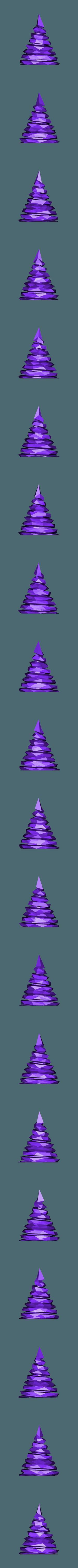 Christmas Decoration - Sapin Spirale de Neige (LowPoly)