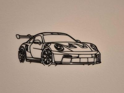 Porsche 911 (992) GT3 RS Wall Art