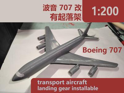 1:200 Boeing 707 (with detachable landing gear)