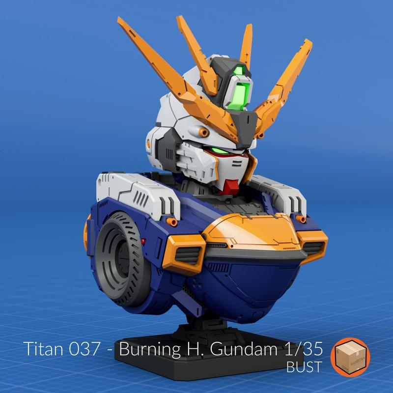 Titan 37 - 1/35 Bust aka Burning Hurricane Gundam