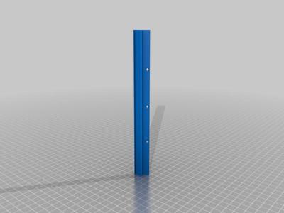 LED strip holder with 30° tilt