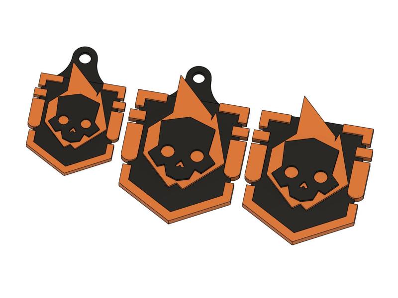 Freedom's Flame Keychain/Badge