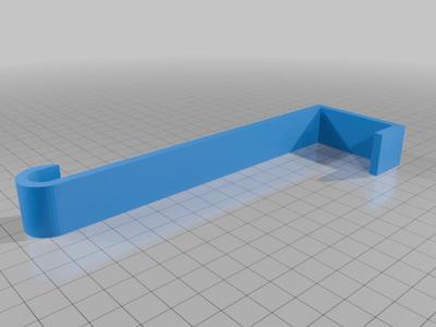 Headboard hook for oxygen hose and CPAP.