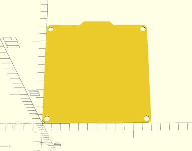 Easythreed X1 Template for print bed made of magnetic foil
