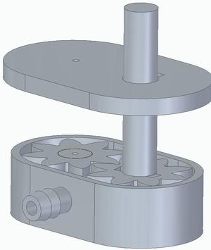 Simple water pump / gear pump