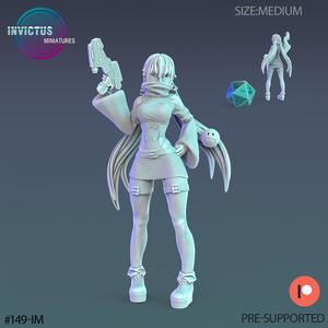 Space Warper ‧ Sci-Fi Miniature ‧ Wargame Miniatures ‧ Tabletop 3D Model ‧ RPG Miniature ‧ Cyberpunk Construct ‧ Steampunk War Machine ‧ STL FILE