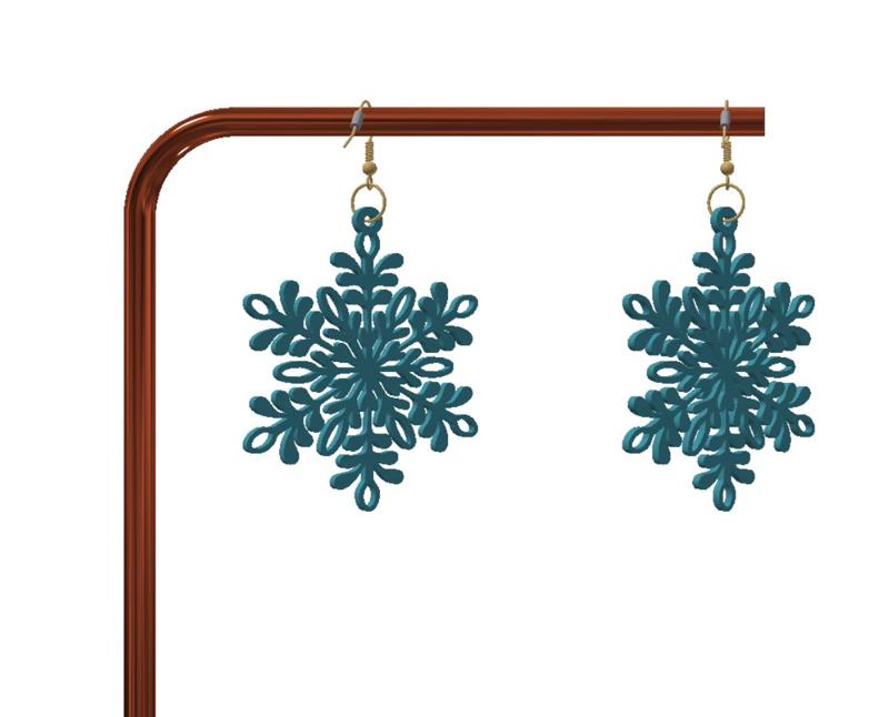 Christmas earrings