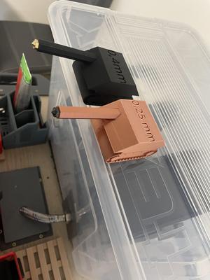 Nozzle tank box