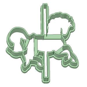 Horse Carousel - Horse Carousel cookie cutter/ cookie cutter