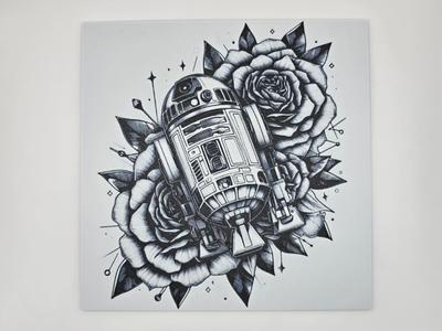 R2D2 flowers Star Wars