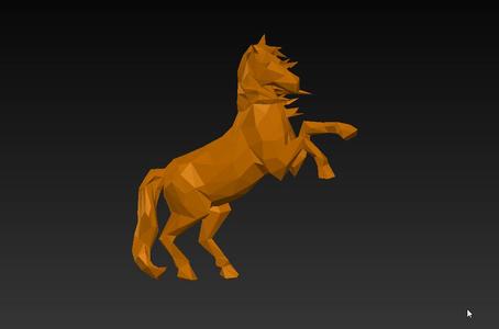 Horse 14 - Low Poly - Excellent Design - Decor