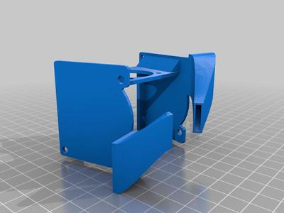 Tevo Tarantula Pro Dual Blower Fan Mount