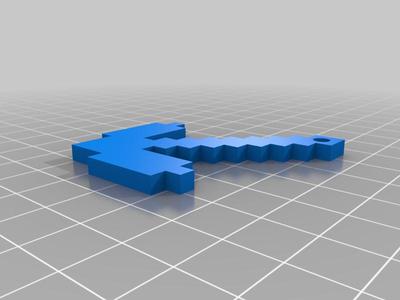 Minecraft tools keychain
