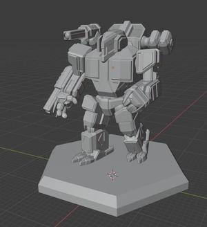 Crimson Hawk Battlemech