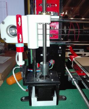 Anet A8 Z motor housing end-stop support and frame holder