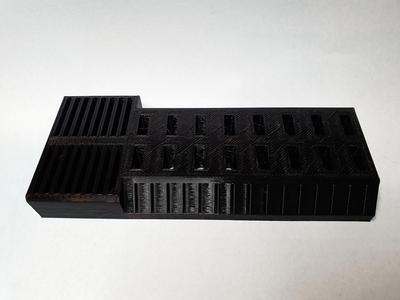 Double Sided USB SD and MicroSD holder for wide USB sticks