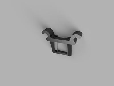 Rear bicycle light mount