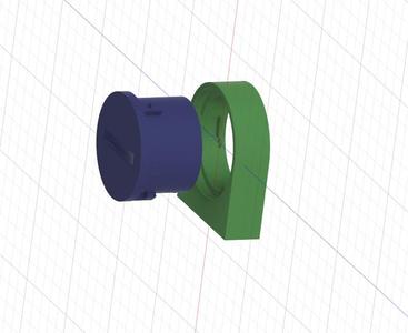 48mm roll holder with locking mechanism